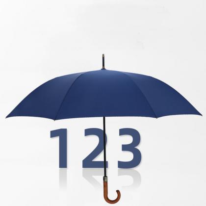 Custom Umbrellas with Logo, Wooden Handle umbrella